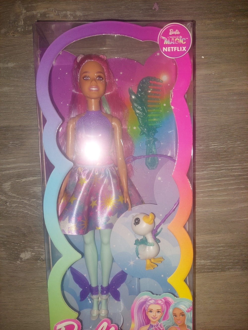 Barbie A Touch of Magic Fashion Doll Accessories Set The Glyph with Fant NIB